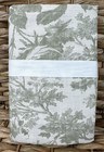 Pottery Barn Sorrel Toile Euro Pillow Sham Loden Green New