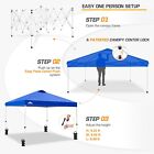 Eagle Peak 10x10 Pop Up Canopy Tent Easy Set Up Straight Leg Folding Shelter