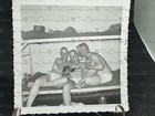 Vintage Photo Men In Bunk Undies Affectionate With Camera Snapshot Gay Int