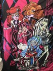 Vintage Reversible Monster High Comforter Blanket G1 Frankie Operetta Draculaura