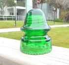 Nice 7 Up Green Cd 162 Hemingray Signal Style Glass Insulator  f 
