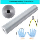 1 4in 23gauge Hardware Cloth Chicken Fence Galvanized Welded Wire 36in X 100ft 