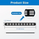 1u Adjustable Server Shelf Rails 19  rack Mount Heavy Duty server Or Network
