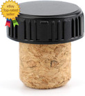 120 Pieces 20mm Agglomerated Tasting Cork  T-shape Wine Corks With Black Plastic