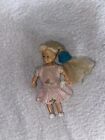 Vintage Doll Dollhouse Miniature 1 Pc Blonde Hair Girl 3    1993