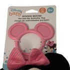 Disney Baby Minnie Mouse Activity Pink Rattle Rings Teether Crinkle Jingle Soft 
