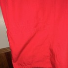 Cherokee Workwear Women   s Scrub Top M Red Solid V-neck Short Sleeve Medical