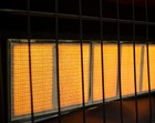 30000 Btu Dual Fuel Vent Free Infrared Wall Heater Thermostat Indoor Heat