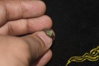 Authentic Ancient Roman Bronze Ring With Engraved Bezel In Good Condition