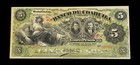          Mexico 1914 5 Pesos P-s195b M167 Coahuila Saltillo Abnc Note Scarce Rare