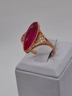 Really Beautiful Last Century  Ruby Gold 14k Ring Stamp 583 Royal Ussr Antique