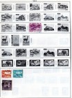 Stamp Collection- Peru-collection On 2 Vintage Album Page Pieces  j193 