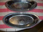 Vintage Farber Bros Art Deco Kromecraft Serving Tray   Dish  Stackable Tableware