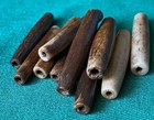 10 1 5  Original Buffalo Bone Sioux Indian Hair Pipe Trade Bead Breastplate 1700