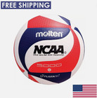 Molten V5m5000-3n Flistatec Ncaa Volleyball Red white blue Pack Of 10