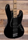 Fender American Elite Jazz Bass Black W  Case  excellent Condition 