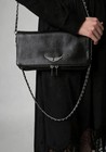 Zadig voltaire Mobile Phone Bag Slung Classic Bag Double-chain Cowhide French