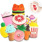 Jumbo Squishy Toys Set - 9 Pack Soft Kawaii Animals