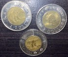 3 Canadian 2 Dollar Coins - 2000  2007  2012