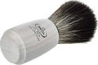 Omega 0196711 Shaving Brush Hi Brush Black  synthetic  White Ash Handle