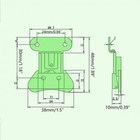 Wan 304 Stainless Steel Spring Loaded Small Butterfly Twist Latch  Stainless Ste