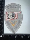 Vintage Waukomis Oklahoma Ok Police Shoulder Patch Cheesecloth Obsolete