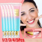 1-5pack Niacinamide Teeth Whitening Toothpaste stain-removing Fluoride-free 100g