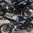 For Kawasaki Ninja 650 Z650 2012-2022 Full System Exhaust Tips Black Header Pipe