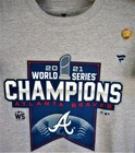 Atlanta Braves World Series Champions Locker Room Tee-shirt  unisex Adult Small 