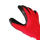 Gloves Nitrile Coated Work Size X-large Red Black 12 Pack