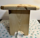 Unfinished Wood Step Stool Pine 12    X 8 5   