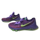 Nike Kd 8 Gs Suit Shoes Sz 7y Women 8 5 Court Purple Green Strike Sneakers