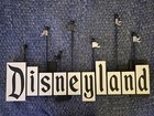 Buy It Now  Black And White Retro Wood Disneyland Entrance Sign With Flags 