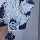 Jellycat Bashful Calf Cow Plush 12  Medium Black White Stuffed Animal Damaged