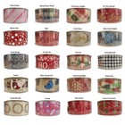 Member s Mark Premium Wired Edge Holiday Ribbon  2 5  Wide X 50 Yards