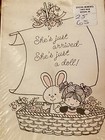 Vintage Hallmark Birth Announcements  Baby Girl  Lot Of 2 Packs