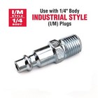 10pack -  Industrial Style Air Quick Coupler 1 4  X 1 4  Female Npt