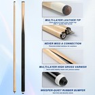 Lotkey Pool Cue Stick 58  Set Of 2 58   Pool Cues-21oz Set 2