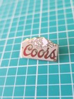 Vtg Coors Logo Alcohol Beer Gold Tone Lapel Pin