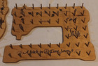 2 Vintage June Tailor Wood Spool Racks Sew Purr-fect Cat   Sewing Machine Shaped
