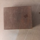 Marquetry Rectangle Jewelry Chest Wood Inlay  Vintage Geometric