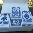 Rare Blue Uspcc The Great Mogul Playing Cards New Original Sealed Plastic Cards