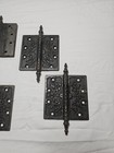 Antique Steeple Top Door Hinges 4 5 X 4 5  Cast Steel Victorian  