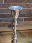 Vintage Silver Plated Candle Sticks 6 5  Tall Weighted