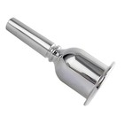 Silver Plated Tuba Mouthpiece For Beginners     Brass Large Mouthpiece Style A