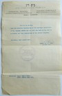 1947 Belgian Congo   Rhodesia Certificate Signed Rabbi Papo Judaica Jewish