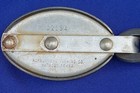 Vtg Stainless Steel bronze Maritime Sailing Single Pulley With Scissor Hook 