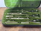1047cz Dietzgen Federal Mechanical Drafting Instrument Set With Case Complete