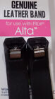 New Replacement Fitbit Alta Black Genuine Calfskin Calf Leather Watch Band