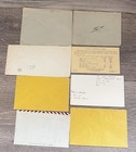 Postal History Covers Lot Of 8 Airmail Registered Poland France Japan Usa
